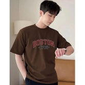 clafoutis Cotton Regular Fit Printed Half Sleeves Mens Polo T Shirt - Brown ( Pack of 1 ) - None