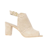 MARC LOIRE Beige Block Heels - None