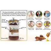 Farm Naturelle-Cinnamon Infused Honey |300g and Clove Honey 55g | No Added Sugars, Improves Immunity| 100% Pure Raw Natural Wild Forest Honey|