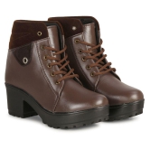 Saheb - Brown Women's Ankle Length Boots - None