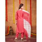 Aarika Red Silk Girls Kurta and Pant Set ( Pack of 1 ) - None