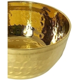 A & H ENTERPRISES - Hammered Katori /Sabzi Bowl Brass Cereal Bowl 200 mL ( Set of 2 ) - Brass