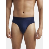 Jockey IC24 Men Tencel Micro Modal Cotton Elastane Solid Brief - True Navy - None