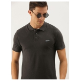 Dillinger Cotton Grey Plain Polo T Shirt - None