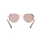 Brown Geometric Sunglasses for Women