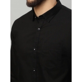 Rodamo  Men Black Slim Fit Casual Shirt