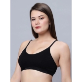 IN CARE LINGERIE Black Cotton Non Padded Womens T-Shirt Bra ( Pack of 1 ) - None