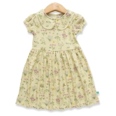 Juscubs Yellow Cotton Girls Frock ( Pack of 1 ) - None