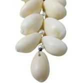 gilher - White Drop Earrings ( Pack of 1 ) - White