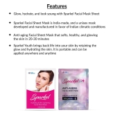 Sparkel - Anti-Aging Sheet Mask For Combination Skin ( Pack of 1 )