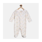 MINI KLUB - White Cotton Sleepsuit For Baby Girl ( Pack Of 1 ) - None