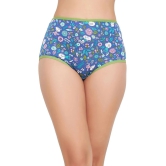 Clovia Multicolor Clovia Panty Cotton Printed Womens Hipster ( Pack of 3 ) - None