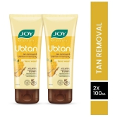 Joy Ubtan Face Wash For Tan Removal with Saffron & Turmeric 100ml, (Pack of 2 X 100ml)