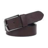 Loopa - Brown Leather Mens Formal Belt ( Pack of 1 ) - None