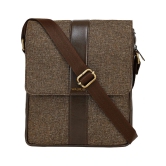 Walrus Brown Solid Messenger Bag - Brown