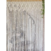 MACRAME ROPE CURTAIN-Ivory / 2