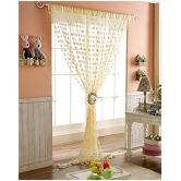 PINDIA Single Door Heart String Curtain - Cream