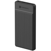 Portronics 10000 -mAh 5V/1A & 5V/2A Li-Polymer Power Bank - Black