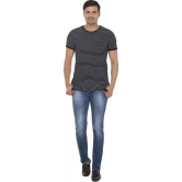 Men Slim Mid Rise Blue Jeans