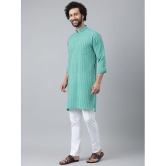 KLOSET By RIAG - Blue Cotton Men's Regular Kurta ( Pack of 1 ) - None