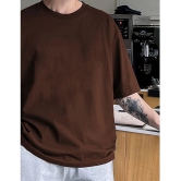 clafoutis Cotton Regular Fit Solid Half Sleeves Mens Polo T Shirt - Brown ( Pack of 1 ) - None