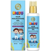 Mom & World Kidsy Hair Nourishing Oil With Comb Applicator for Kids, Dermatologically Tested, Enriched With 11 Pure Oils, 150ml