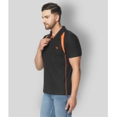 Glito - Black Polyester Regular Fit Mens Sports Polo T-Shirt ( Pack of 1 ) - None