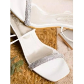 Shoetopia - White Women''s Sandal Heels - None