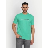 Zeffit - Green Cotton Blend Regular Fit Mens T-Shirt ( Pack of 1 ) - None