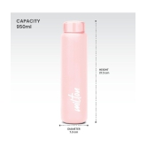 Milton Aqua 1000 Stainless Steel Water Bottle (950 ml) Light Pink - Light Pink