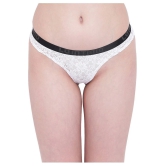 La Intimo Nylon Thongs - L