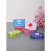 Market99 Pill Box Organizer Set of 6 - Multi Tin Glossy Finish