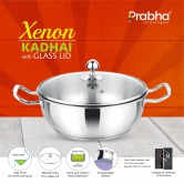 Xenon IB Kadhai with Lid-16CM