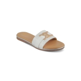 Tresmode Joy White Womens Casual Flats- 40