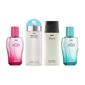 Riya Pink Pearl & Melody & Bawri & Blue Pearl Eau De Parfum (EDP) For Women 400 ( Pack of 4 )