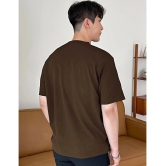 clafoutis Cotton Relaxed Fit Printed Half Sleeves Mens Polo T Shirt - Brown ( Pack of 1 ) - None