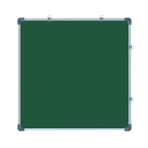 KAVISON Non-Magnetic Double-Sided 2in1 White Board & Green Chalk Board with Accessories Duster & Marker Built Quality with Hanging Hooks