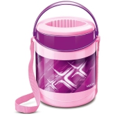 Milton Econa Deluxe 3 Insulated Stainless Steel Lunch Box, (3 Containers), 780 ml, Pink