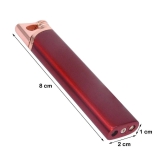 JMALL - Red Aluminium Cigarette Lighter ( Pack of 1 ) - Red