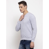 Rodamo  Men Grey Solid Sweatshirt