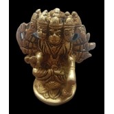 VRINDA METAL ART Brass Punchmukhi Hanuman Idol Idol