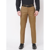 Solemio Khaki Regular Formal Trouser ( Pack of 1 ) - None