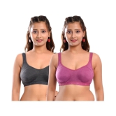 Elina Cotton Racerback bra - Multi Color Pack of 2 - 40B