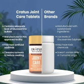 Cratus Right Nutrition Advanced Joint Care Tablets with Glucosamine, Chondroitin and Curcumin | Total Support for Joint, Cartilage and Muscle Health | Enhances Flexibility, Reduces Pain | 240 Tab