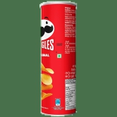 Pringles Original Potato Chips - Classic Salted Flavour, Crunchy & Crispy, 134 G Can