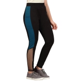 Aarika Girls Black-Blue Colour Track Pant - None