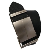 Loopa Black Leather Formal Belt - 38