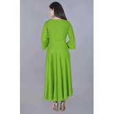 SIPET - Green Rayon Womens Anarkali Kurti ( Pack of 1 ) - None