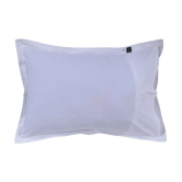 HUGS N RUGS - Pack of 1 Cotton Solid Regular Pillow Cover ( 152.4 cm(60) x 101.6 cm(40) ) - White - White