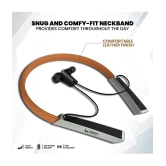 UBON 3960 700HOURS STANBY Bluetooth Bluetooth Neckband On Ear 70 Hours Playback Active Noise cancellation IPX4(Splash & Sweat Proof) Brown